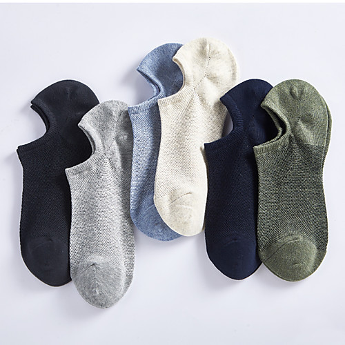 

Men's Socks Fashion Socks Thin Daily Light Blue 5 Pairs