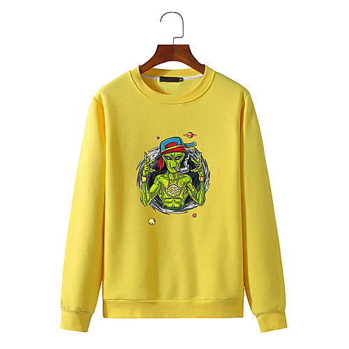 

Men's Sweatshirt Print Print Daily Hot Stamping Streetwear Hoodies Sweatshirts Wine Red Blue Purple