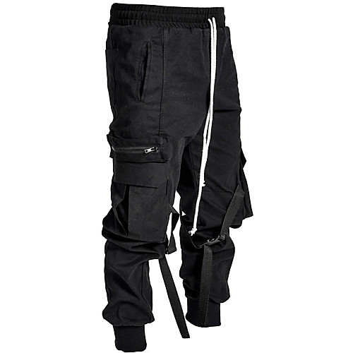 

Men's Athleisure Sports Outdoor Sports Casual Sports Pants Sweatpants Pants Patchwork Full Length Patchwork ArmyGreen Khaki Light Grey Black