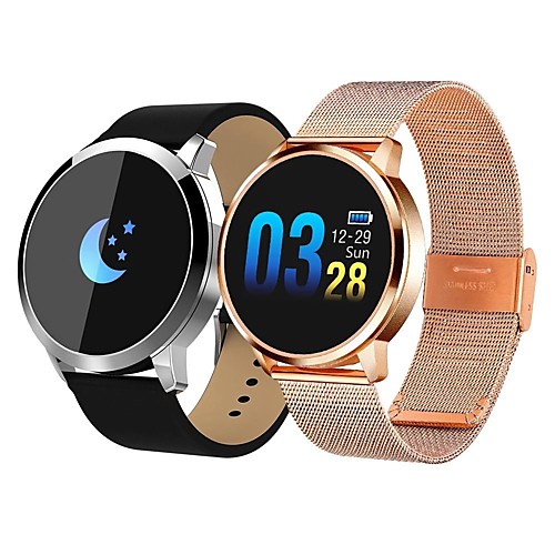 

Q8 Smartwatch Fitness Running Watch Bluetooth Pedometer Call Reminder Sleep Tracker Waterproof Touch Screen Heart Rate Monitor IP 67 33mm Watch Case for Android iOS Men Women / Sports / Long Standby