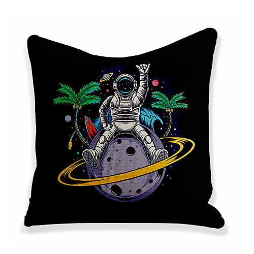 

Double Side Cushion Cover 1PC Faux Linen Soft Decorative Square Throw Pillow Cover Cushion Case Pillowcase for Sofa Bedroom Superior Quality Machine Washable