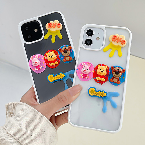 

Phone Case For Apple Back Cover iPhone 12 Pro Max 11 SE 2020 X XR XS Max 8 7 Shockproof Dustproof Cartoon Graphic TPU