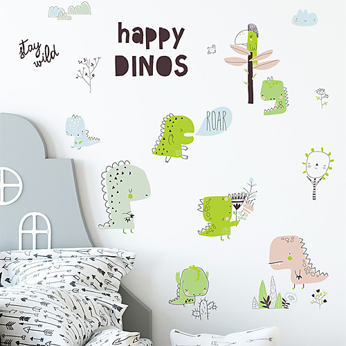 

Animals Cartoon Wall Stickers Living Room Kids Room Kindergarten Removable PVC Home Decoration Wall Decal 2pcs