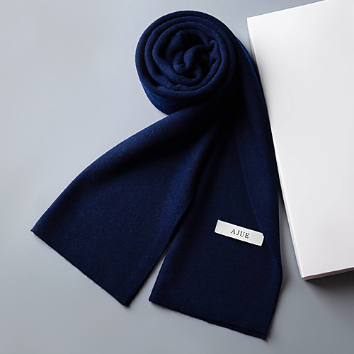 

Men's Rectangle Scarf Daily As Per Picture Scarf Solid Colored