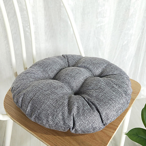 

Seat Cushion Solid Color Thicken Round Chair Cushion Home Decor Cushion Pillows Chair Throw Floor Pillows Meditation Office Cushion