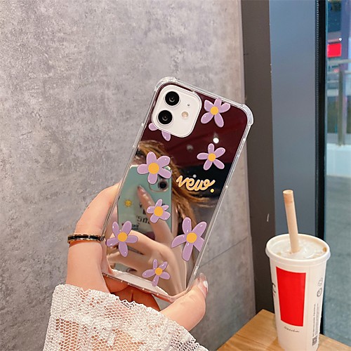 

Phone Case For Apple Back Cover iPhone 12 Pro Max 11 SE 2020 X XR XS Max 8 7 6 Shockproof Dustproof Graphic Flower TPU