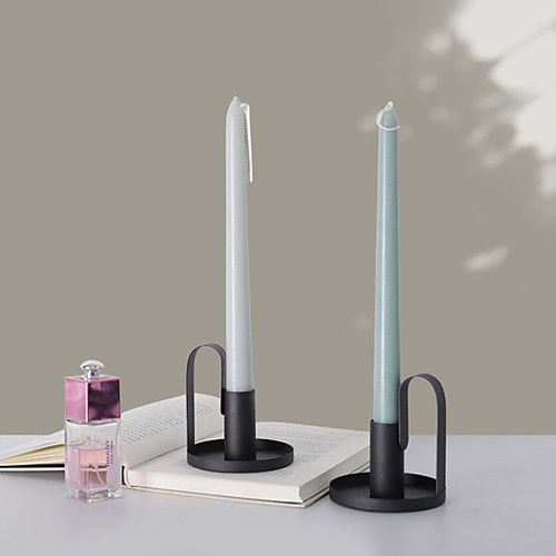 

european-style cross-border black retro creative home candle holder decoration romantic candlelight dinner wedding table candle cup