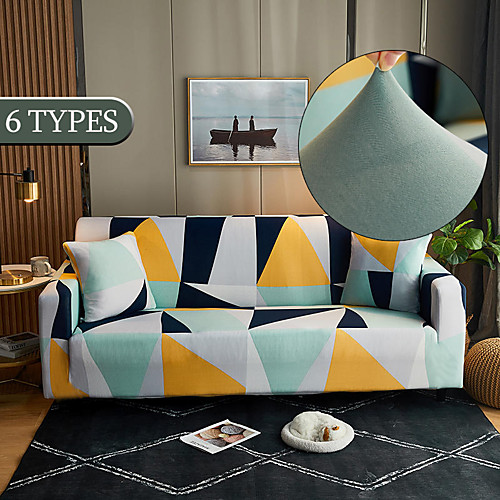

Stretch Sofa Cover Slipcover Elastic Sectional Couch Armchair Loveseat 4 Or 3 Seater L Shape Soft Durable