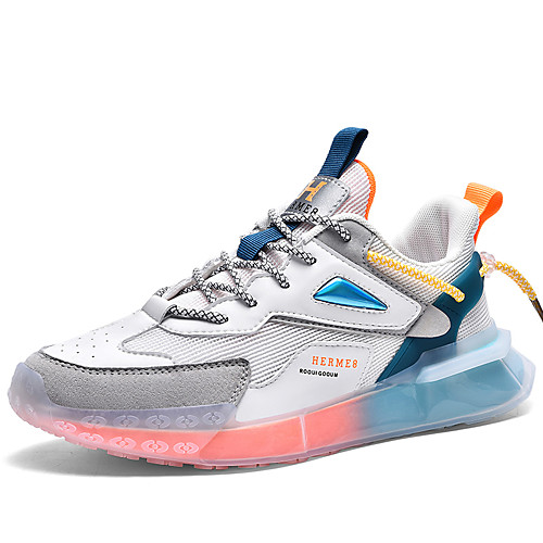 

Men's Trainers Athletic Shoes Sporty Look Sporty Casual Preppy Athletic Outdoor Running Shoes Basketball Shoes Synthetics Tissage Volant Non-slipping Height-increasing Shock Absorbing Booties / Ankle