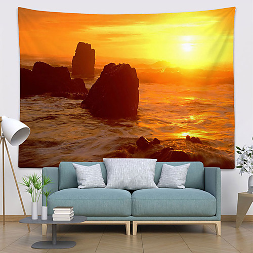 

Landscape Wall Tapestry Art Decor Blanket Curtain Hanging Home Bedroom Living Room Decoration Polyester
