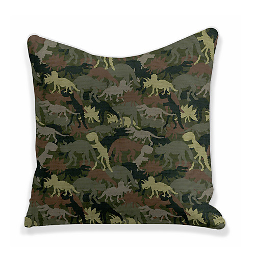 

Dinosaur Double Side Cushion Cover 1PC Soft Decorative Square Throw Pillow Cover Cushion Case Pillowcase for Bedroom Livingroom Superior Quality Machine Washable Outdoor Cushion for Sofa Couch Bed Chair