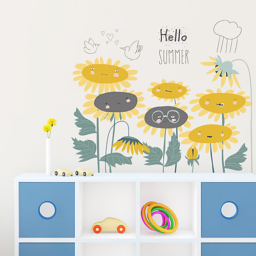 

Cartoon Wall Stickers Living Room Kids Room Kindergarten Removable PVC Home Decoration Wall Decal 2pcs