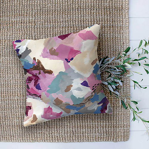 

Oil Painting Style Double Side Cushion Cover 1PC Soft Decorative Square Throw Pillow Cover Cushion Case Pillowcase for Bedroom Livingroom Superior Quality Machine Washable Outdoor Cushion for Sofa Couch Bed Chair