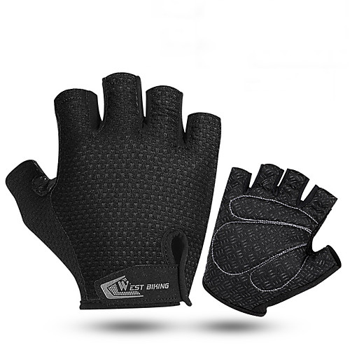 

Bike Gloves / Cycling Gloves Reflective Wearable Breathable Skidproof Fingerless Gloves Sports Gloves Red Blue Black for Adults' Outdoor Exercise Cycling / Bike