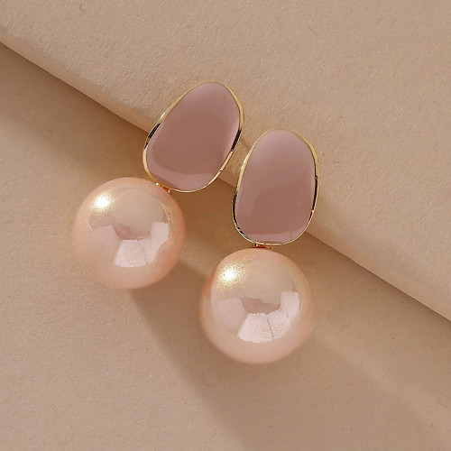 

Women's Drop Earrings Earrings Wedding Elegant Holiday Korean Cute Sweet Resin Earrings Jewelry Blushing Pink For Sport Gift Prom Date Vacation 1 Pair