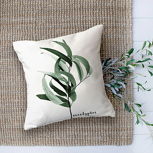 

Botanical Double Side Cushion Cover 1PC Soft Decorative Square Throw Pillow Cover Cushion Case Pillowcase for Bedroom Livingroom Superior Quality Machine Washable Outdoor Cushion for Sofa Couch Bed Chair