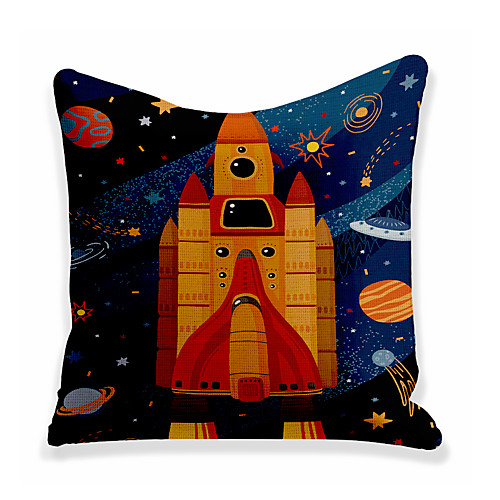 

Astronaut Double Side Cushion Cover 1PC Soft Decorative Square Throw Pillow Cover Cushion Case Pillowcase for Bedroom Livingroom Superior Quality Machine Washable Outdoor Cushion for Sofa Couch Bed Chair