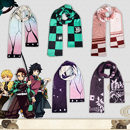 

Inspired by Demon Slayer: Kimetsu no Yaiba Kochou Shinobu Anime Cosplay Costumes Japanese Cosplay Accessories Scarf For Women's Men's