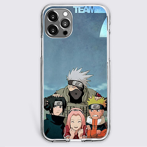 

Naruto Cartoon Characters Phone Case For Apple iPhone 12 Pro Max 11 SE 2020 X XR XS Max 8 7 6 Unique Design Protective Case Shockproof Dustproof Back Cover TPU