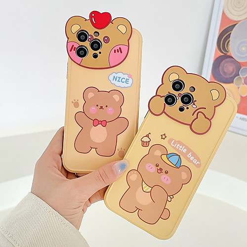 

Phone Case For Apple Back Cover iPhone 12 Pro Max 11 SE 2020 X XR XS Max 8 7 Shockproof Dustproof Cartoon Graphic TPU