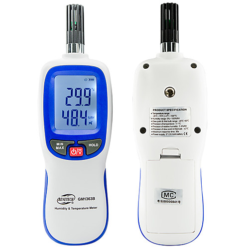 

GM1363B Handheld Temperature And Humidity Meter Industrial Laboratory Warehouse High Precision