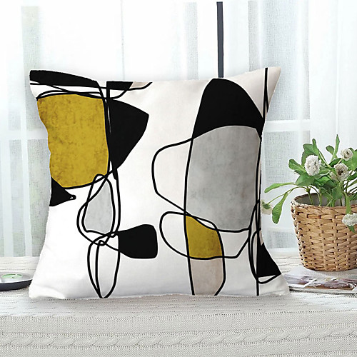 

Geometric Double Side Cushion Cover 1PC Soft Decorative Square Throw Pillow Cover Cushion Case Pillowcase for Bedroom Livingroom Superior Quality Machine Washable Outdoor Cushion for Sofa Couch Bed Chair
