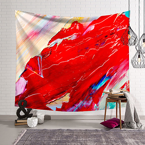 

Oil Painting Style Wall Tapestry Art Decor Blanket Curtain Hanging Home Bedroom Living Room Decoration Polyester