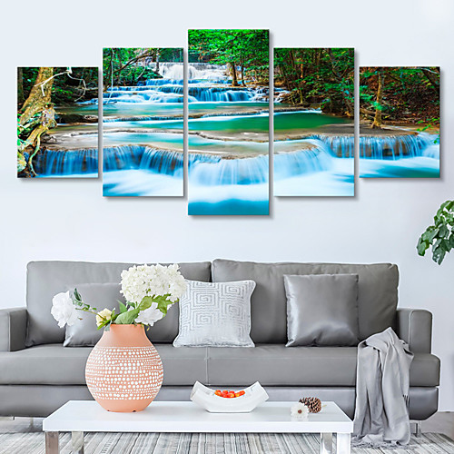 

Print Rolled Canvas Prints - Landscape Natures & Outdoors Comtemporary Five Panels Art Prints