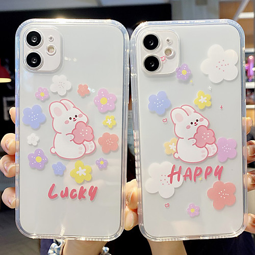 

Phone Case For Apple Back Cover iPhone 12 Pro Max 11 SE 2020 X XR XS Max 8 7 Shockproof Dustproof Graphic Transparent TPU