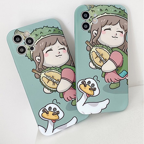 

Phone Case For Apple Back Cover iPhone 12 Pro Max 11 SE 2020 X XR XS Max 8 7 Shockproof Dustproof Cartoon Geometric Pattern TPU