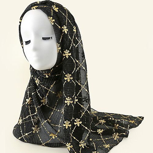 

Women's Hijab Casual / Daily Toast Scarf Solid Colored