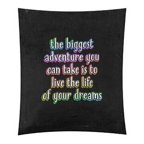 

Letters Wall Tapestry Art Decor Blanket Curtain Hanging Home Bedroom Living Room Decoration Polyester