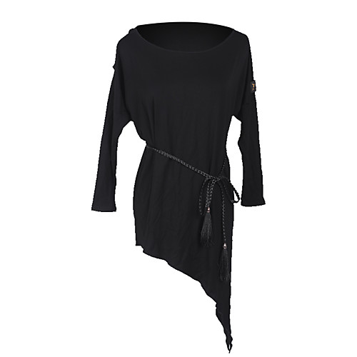 

Latin Dance Dress Sash / Ribbon Women's Training Performance Long Sleeve Natural 100% Cotton