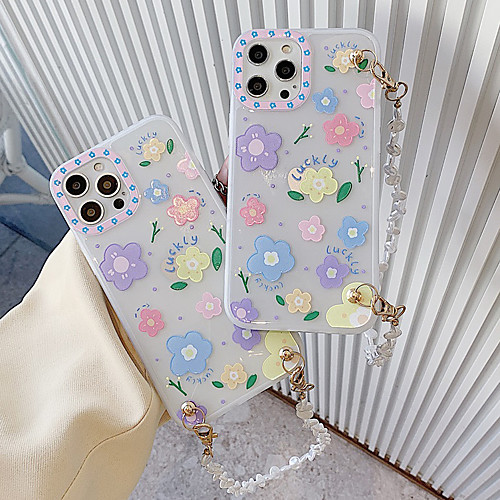 

Phone Case For Apple Back Cover iPhone 12 Pro Max 11 SE 2020 X XR XS Max 8 7 Shockproof Dustproof Cartoon Transparent TPU