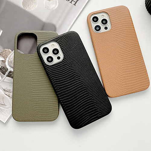 

Phone Case For Apple Back Cover iPhone 12 Pro Max 11 SE 2020 X XR XS Max 8 7 Shockproof Dustproof Solid Colored PU Leather