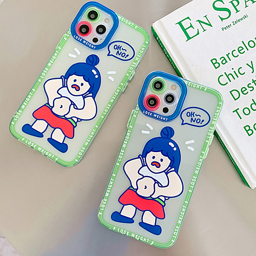 

Phone Case For Apple Back Cover iPhone 12 Pro Max 11 SE 2020 X XR XS Max 8 7 Shockproof Dustproof Cartoon Graphic TPU
