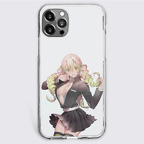 

Demon Slayer: Kimetsu no Yaiba Cartoon Characters Phone Case For Apple iPhone 12 Pro Max 11 SE 2020 X XR XS Max 8 7 Unique Design Protective Case Shockproof Dustproof Back Cover TPU