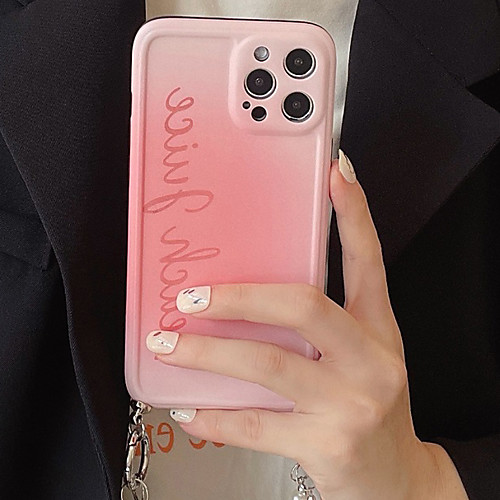 

Phone Case For Apple Back Cover iPhone 12 Pro Max 11 SE 2020 X XR XS Max 8 7 Shockproof Dustproof Color Gradient Graphic TPU