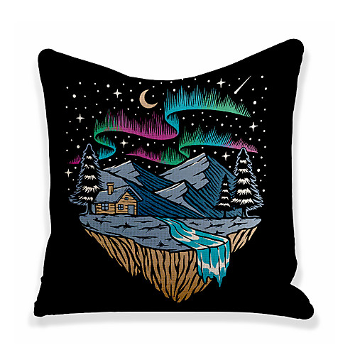 

Aurora Double Side Cushion Cover 1PC Soft Decorative Square Throw Pillow Cover Cushion Case Pillowcase for Bedroom Livingroom Superior Quality Machine Washable Outdoor Cushion for Sofa Couch Bed Chair