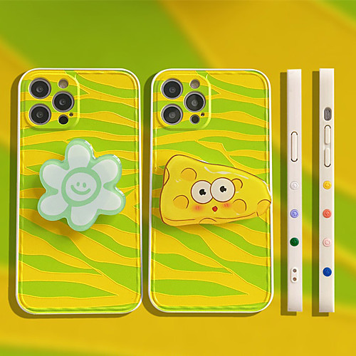 

Phone Case For Apple Back Cover iPhone 12 Pro Max 11 SE 2020 X XR XS Max iphone 7Plus / 8Plus Shockproof Dustproof with Stand Graphic TPU