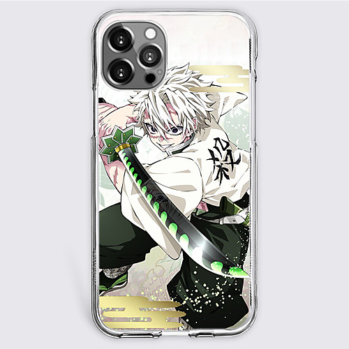 

Demon Slayer: Kimetsu no Yaiba Cartoon Characters Phone Case For Apple iPhone 12 Pro Max 11 SE 2020 X XR XS Max 8 7 Unique Design Protective Case Shockproof Dustproof Back Cover TPU