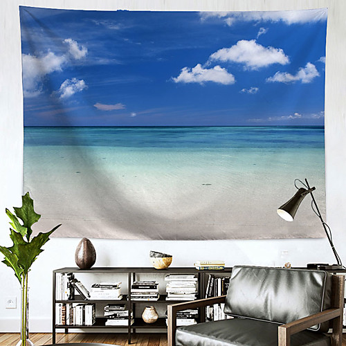 

Ocean Wall Tapestry Art Decor Blanket Curtain Hanging Home Bedroom Living Room Decoration Polyester