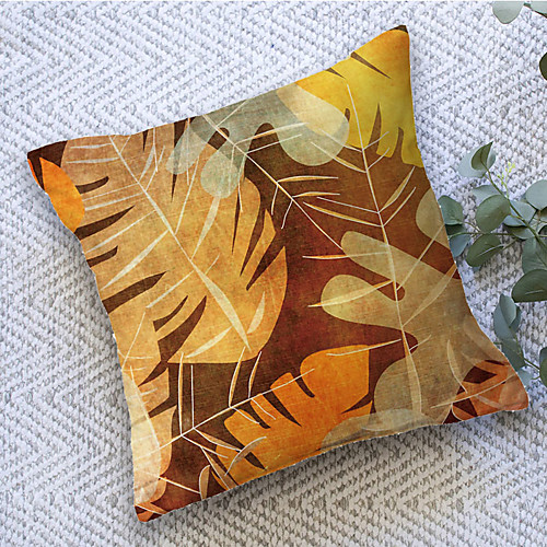 

Leaves Fall Double Side Cushion Cover 1PC Soft Decorative Square Throw Pillow Cover Cushion Case Pillowcase for Bedroom Livingroom Superior Quality Machine Washable Outdoor Cushion for Sofa Couch Bed Chair