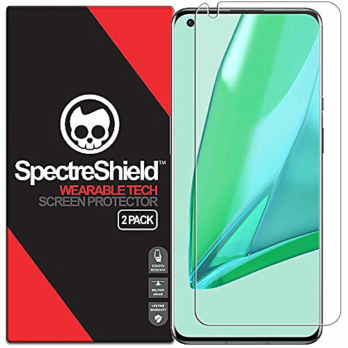 

[2-pack] screen protector for oneplus 9 pro 5g accessory oneplus 9 pro 5g screen protector case friendly full coverage clear film