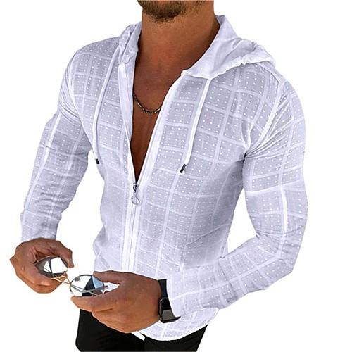 

Men's T shirt Other Prints Plain Graphic Solid Color Long Sleeve Street Tops Casual Soft Breathable Yellow Green White