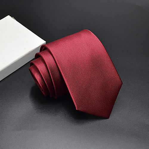 

Men's Party Necktie - Print Stylish / Pure Color