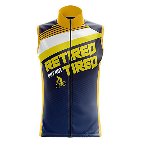 

21Grams Women's Sleeveless Cycling Jersey Summer Spandex BlueYellow Stripes Bike Top Mountain Bike MTB Road Bike Cycling Quick Dry Moisture Wicking Sports Clothing Apparel / Stretchy / Athleisure