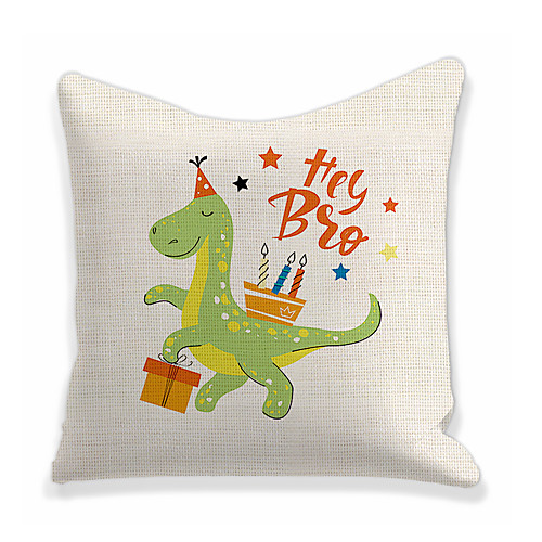 

Dinosaur Double Side Cushion Cover 1PC Soft Decorative Square Throw Pillow Cover Cushion Case Pillowcase for Bedroom Livingroom Superior Quality Machine Washable Outdoor Cushion for Sofa Couch Bed Chair