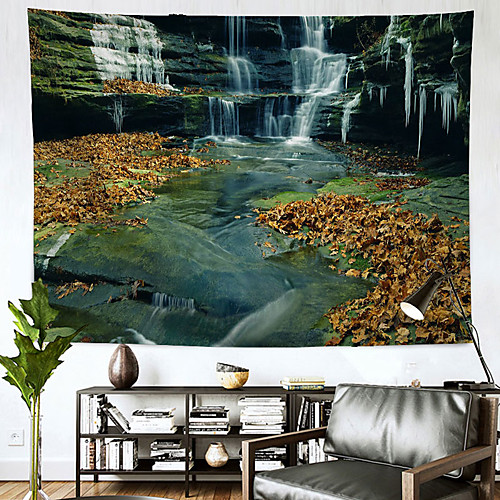 

Landscape River Wall Tapestry Art Decor Blanket Curtain Hanging Home Bedroom Living Room Decoration