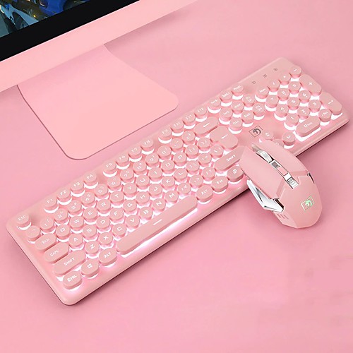 

k620 Wireless 2.4GHz Mouse Keyboard Combo Portable Mechanical Keyboard / Gaming Keyboard / Ergonomic Keyboard Waterproof Ergonomic Mouse 2400 dpi